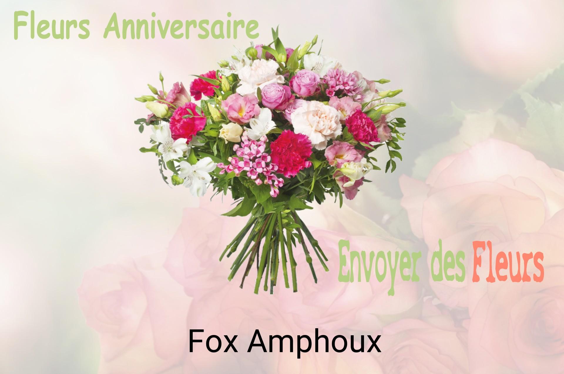 Bouquet de fleurs d’anniversaire livré à Fox-Amphoux